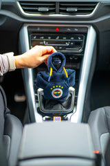 Fenerbahçe Schalthebel Hoodie – Blau | Auto Schaltknauf Fan-Überzug - HooGear