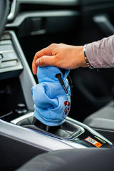 Trabzonspor Schalthebel Hoodie – Hellblau | Auto Schaltknauf Fan-Überzug